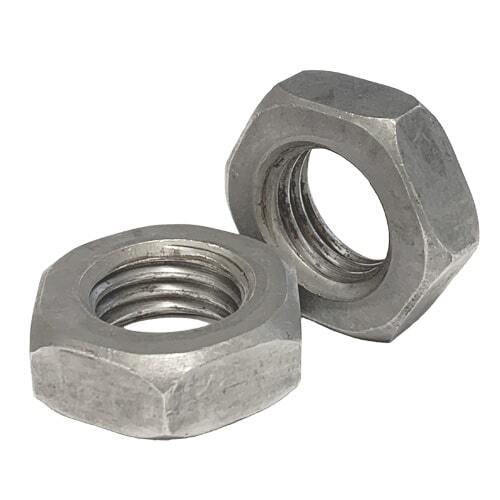 HHJN34G 3/4"-10 Heavy Hex Jam Nut, A563 Grade A, Coarse, HDG